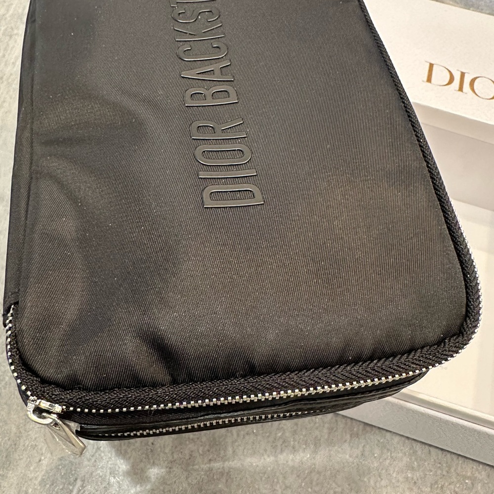 Dior Backstage makeup brush set cosmetic bag Black limited edition travel case - Picture 2 of 4